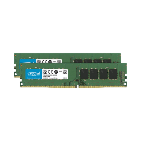 Crucial Desktop 16GB DDR4 2666 MHz UDIMM Memory Kit (2 x 8GB) — Being Shipped