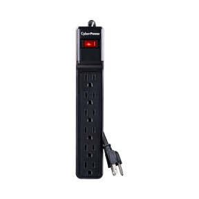 CyberPower 900J/125V 4ft Essential 6 Outlets Surge Protector — Being Shipped