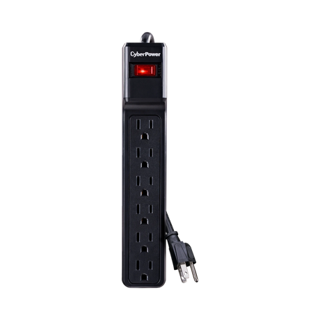 CyberPower 900J/125V 4ft Essential 6 Outlets Surge Protector — Being Shipped