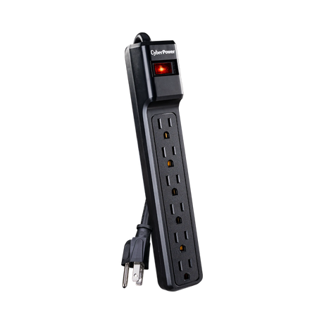 CyberPower 900J/125V 4ft Essential 6 Outlets Surge Protector — Being Shipped