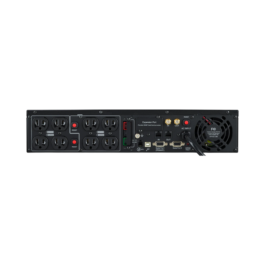 CyberPower Smart App LCD UPS Series 2U Rack/Tower Line Interactive Sine Wave UPS (1,500 VA / 1,125 W) — Being Shipped