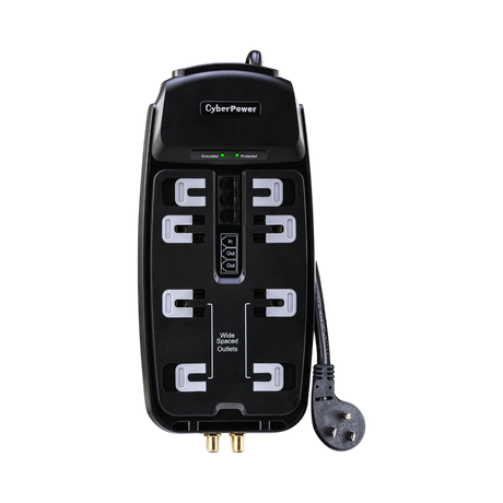 CyberPower 8-Outlet Home Theater Surge Protector — Being Shipped