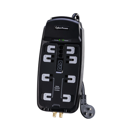 CyberPower 8-Outlet Home Theater Surge Protector — Being Shipped
