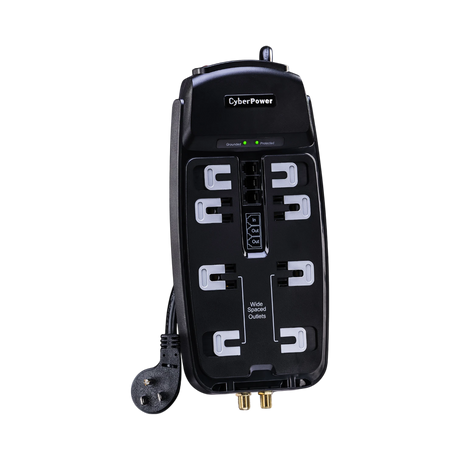 CyberPower 8-Outlet Home Theater Surge Protector — Being Shipped