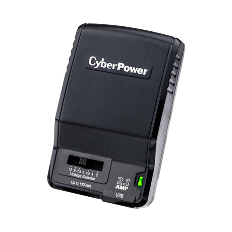 CyberPower 1300 mAh Universal Power Adapter and 2.1A USB Charger — Being Shipped