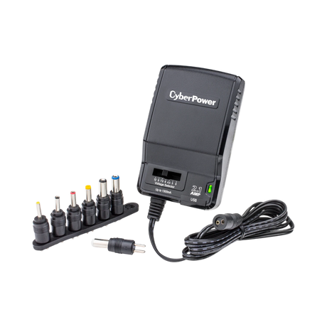 CyberPower 1300 mAh Universal Power Adapter and 2.1A USB Charger — Being Shipped