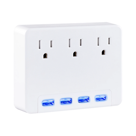 CyberPower P3WU 3-Outlet Adapter with Backlit USB — Being Shipped