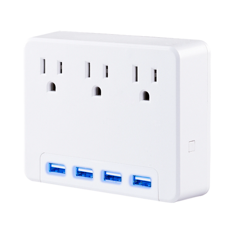 CyberPower P3WU 3-Outlet Adapter with Backlit USB — Being Shipped