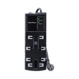 CyberPower CSB806 8-Outlet Essential Series Surge Protector (Black) — Being Shipped