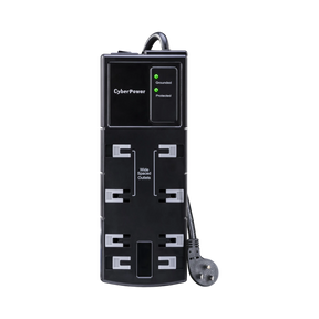 CyberPower CSB806 8-Outlet Essential Series Surge Protector (Black) — Being Shipped