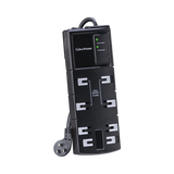 CyberPower CSB806 8-Outlet Essential Series Surge Protector (Black) — Being Shipped
