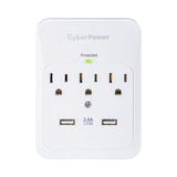 CyberPower Pro 3-Outlet/Dual USB Surge Protector — Being Shipped