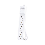 CyberPower B615 6-Outlet Essential Surge Protector (White) — Being Shipped