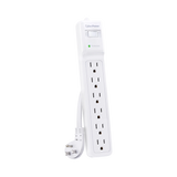 CyberPower B615 6-Outlet Essential Surge Protector (White) — Being Shipped