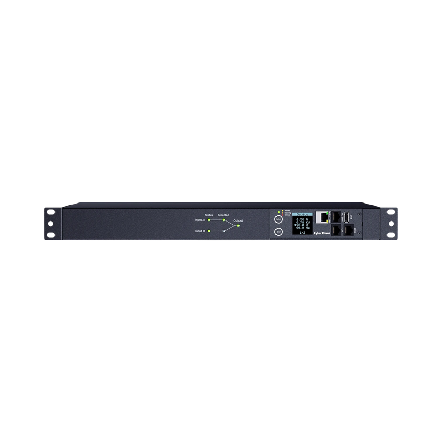CyberPower PDU44001 Switched ATS PDU (15A, 100 to 120 VAC) — Being Shipped
