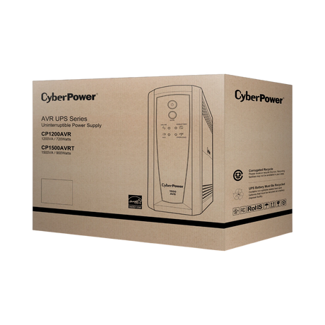 CyberPower CP1500AVRT AVR Mini-Tower UPS (1500VA/900W) — Being Shipped