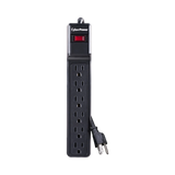 CyberPower CSB6012 6-Outlet Essential Series Surge Protector (Black) — Being Shipped