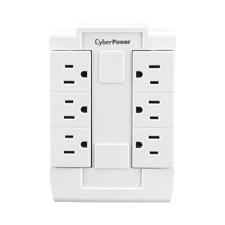 CyberPower GT600P Swivel Wall Tap (White) — Being Shipped