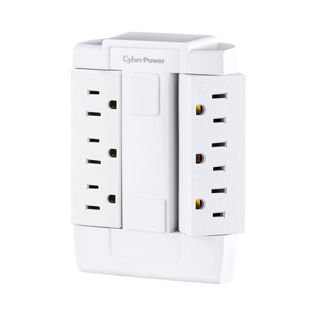 CyberPower GT600P Swivel Wall Tap (White) — Being Shipped