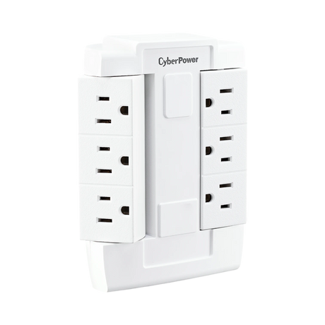 CyberPower GT600P Swivel Wall Tap (White) — Being Shipped