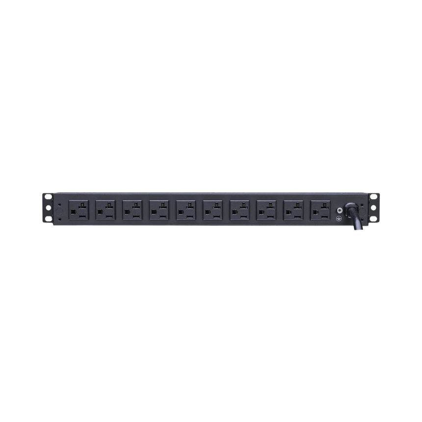 CyberPower Basic PDU 120V 20A 1U RM 5-20P Input 15ft Cord (10) 5-20R Rear Outlets, RoHS — Being Shipped