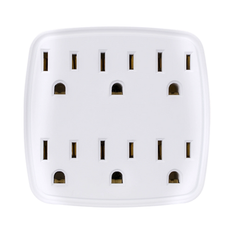 CyberPower GT600 Grounded Wall Tap (White) — Being Shipped
