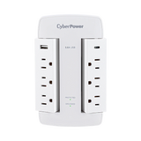 CyberPower CSP600WSURC5 6-Outlet Home/Office Surge Protector with USB Type-C (125V) — Being Shipped