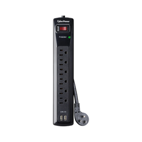 CyberPower Pro Series 6-Outlet and Dual USB 2.1A Surge Protector — Being Shipped