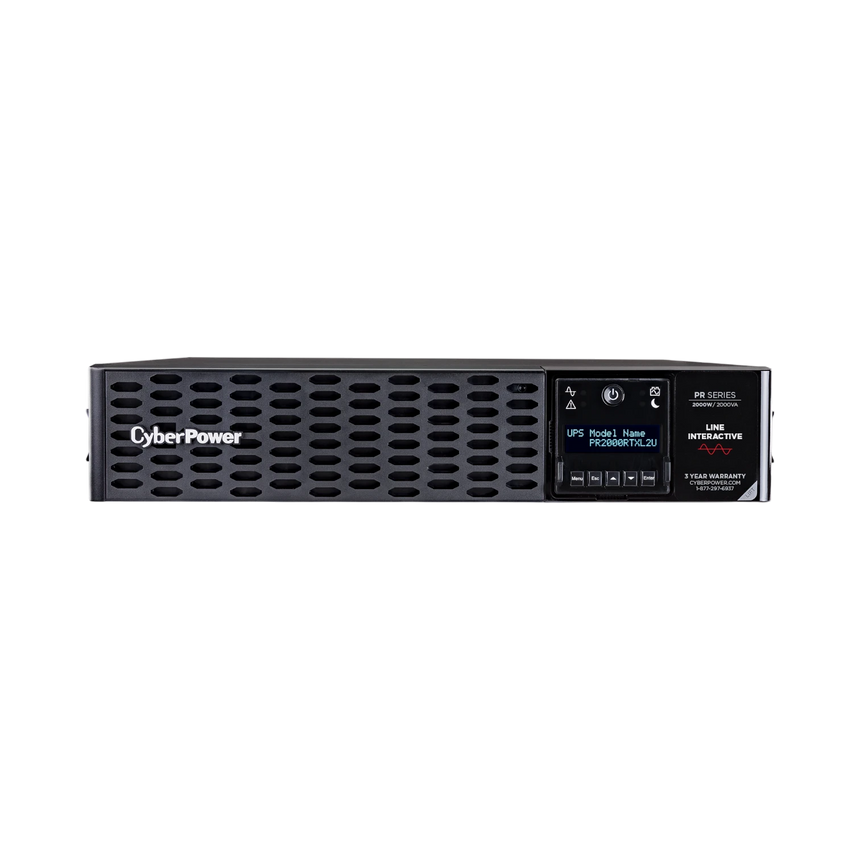 CyberPower PR2000RTXL2UTAA Smart App Sinewave Rack/Tower Convertible UPS (TAA Compliant) — Being Shipped
