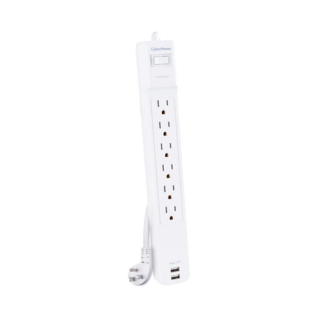 CyberPower CSP606U42A 6-Outlet Professional Surge Protector with Two USB Charging Ports — Being Shipped