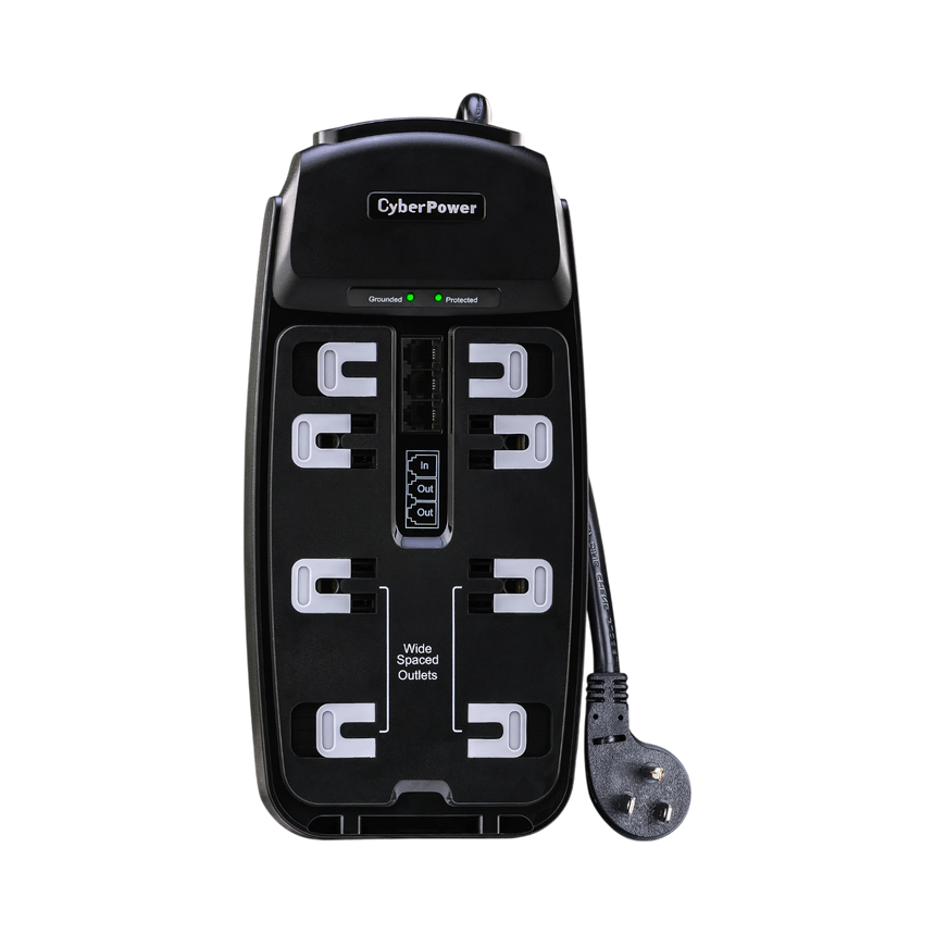 CyberPower CSP806T 8-Outlet Professional Surge Protector — Being Shipped