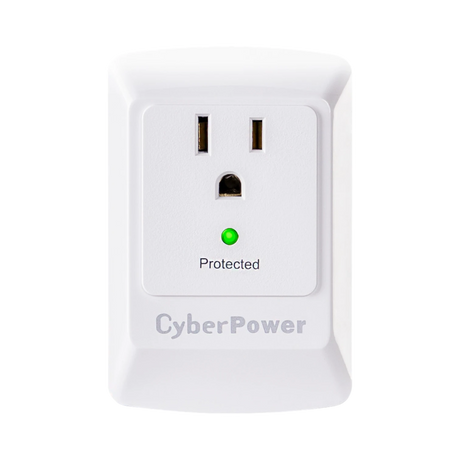 CyberPower CSB100W Single Outlet Wall-Tap Surge Protector — Being Shipped