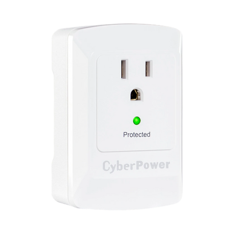 CyberPower CSB100W Single Outlet Wall-Tap Surge Protector — Being Shipped