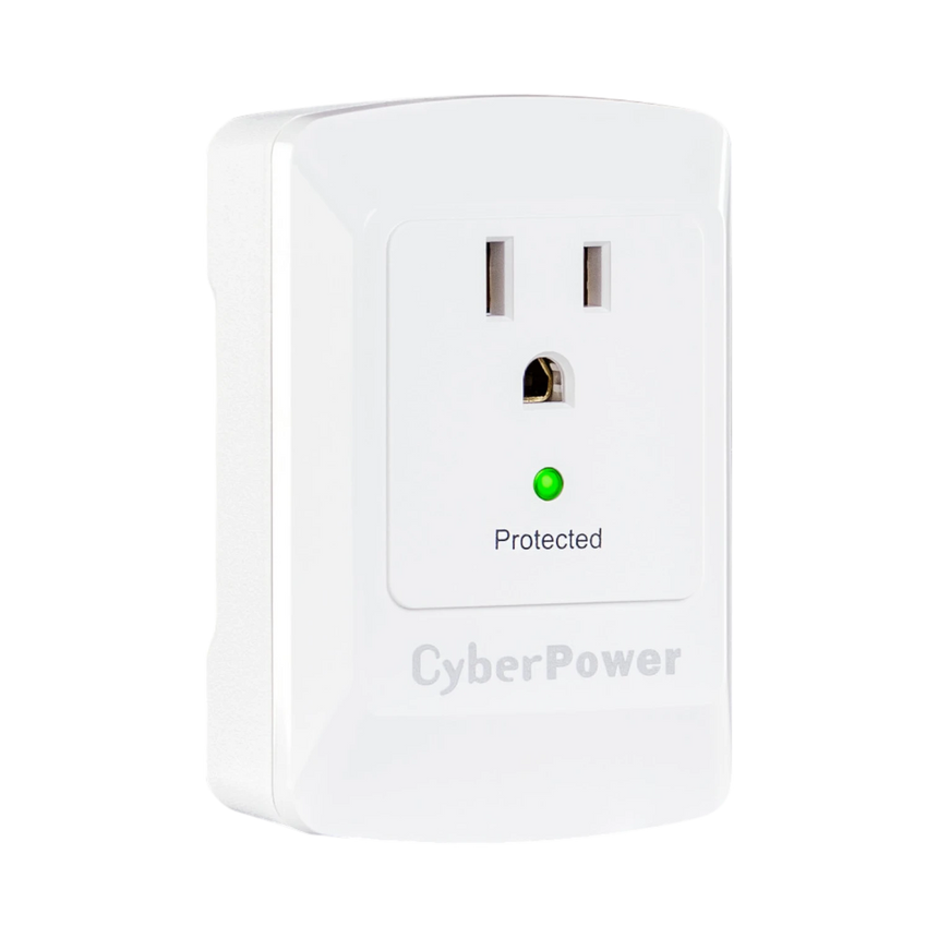 CyberPower CSB100W Single Outlet Wall-Tap Surge Protector — Being Shipped