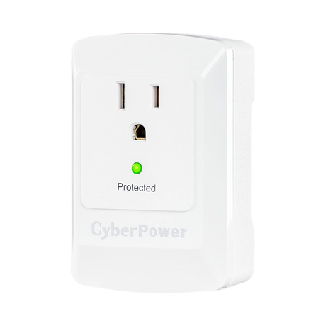 CyberPower CSB100W Single Outlet Wall-Tap Surge Protector — Being Shipped