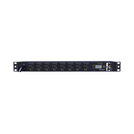 CyberPower 15A 8-Outlet (8 Front) 1U Rackmount Switched PDU — Being Shipped