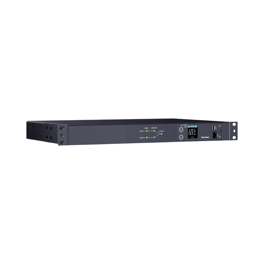 CyberPower PDU24001 Metered ATS PDU (15A, 100 to 120 VAC) — Being Shipped
