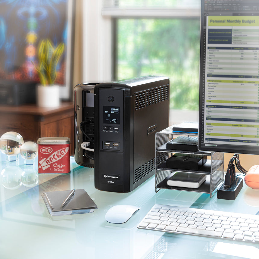CyberPower BRG1500AVRLCD Intelligent LCD Series Uninterruptible Power Supply — Being Shipped