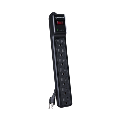 CyberPower CSB7012 7-Outlet Essential Series Surge Protector (Black) — Being Shipped
