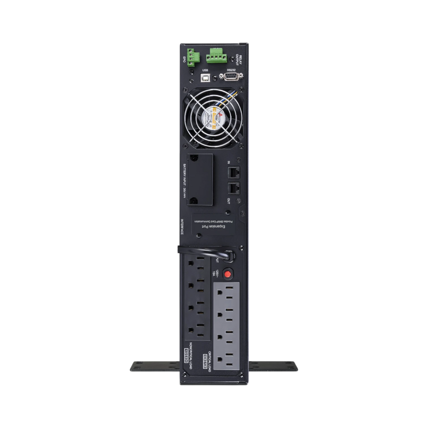 CyberPower Smart App Online Series 2 RU Rack/Tower Sine Wave Double-Conversion UPS (1,000VA / 900W) — Being Shipped