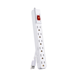 CyberPower GS60304 6-Outlet Power Strip (White) — Being Shipped