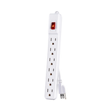CyberPower GS60304 6-Outlet Power Strip (White) — Being Shipped
