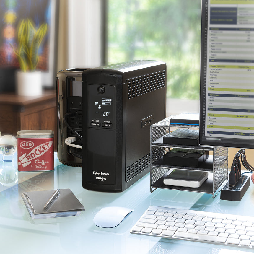CyberPower Intelligent LCD CP1500AVRLCDTAA Uninterrupted Power Supply — Being Shipped