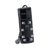 CyberPower CSB808 8-Outlet Essential Series Surge Protector (Black) — Being Shipped