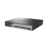 D-Link DSS-200G Ethernet Switch DSS-200G-10MPP, 8-Port Gigabit Ethernet Network PoE, 2 SFP Slots — Being Shipped