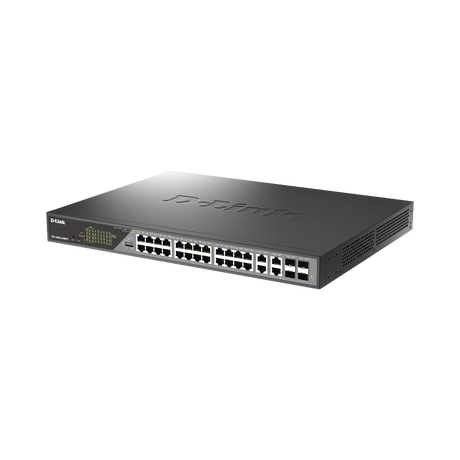 D-Link 28-Port PoE++ 24 x PoE Gigabit Ethernet Smart-Managed Switch — Being Shipped