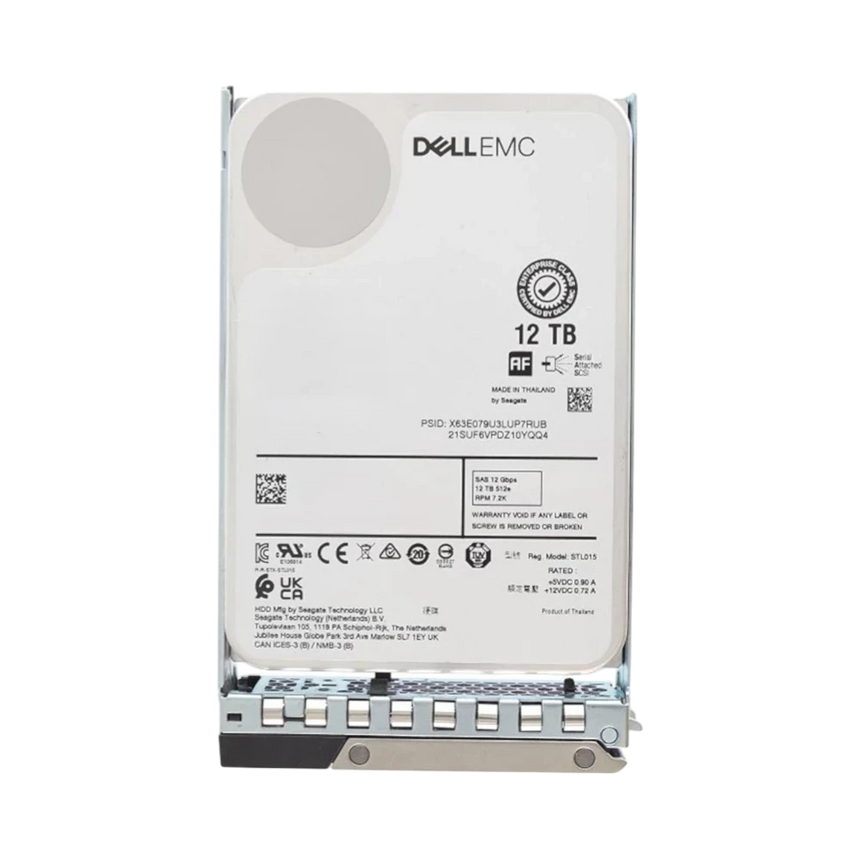 Dell 400-BEKN 3.5" SAS 12Gbps 7.200RPM NL 512e 256MB 12TB Hot Plug HDD — Being Shipped