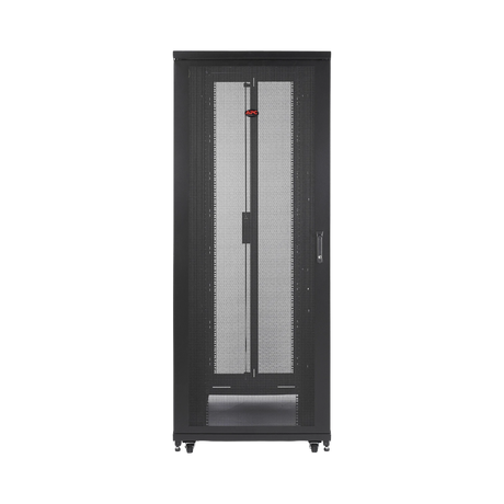 APC NetShelter SV, Server Rack Enclosure, 42U, Black, 2057H x 800W x 1060D mm with Roof, Castors, Feet, 4 Brackets, Bottom and Side Panels — Being Shipped