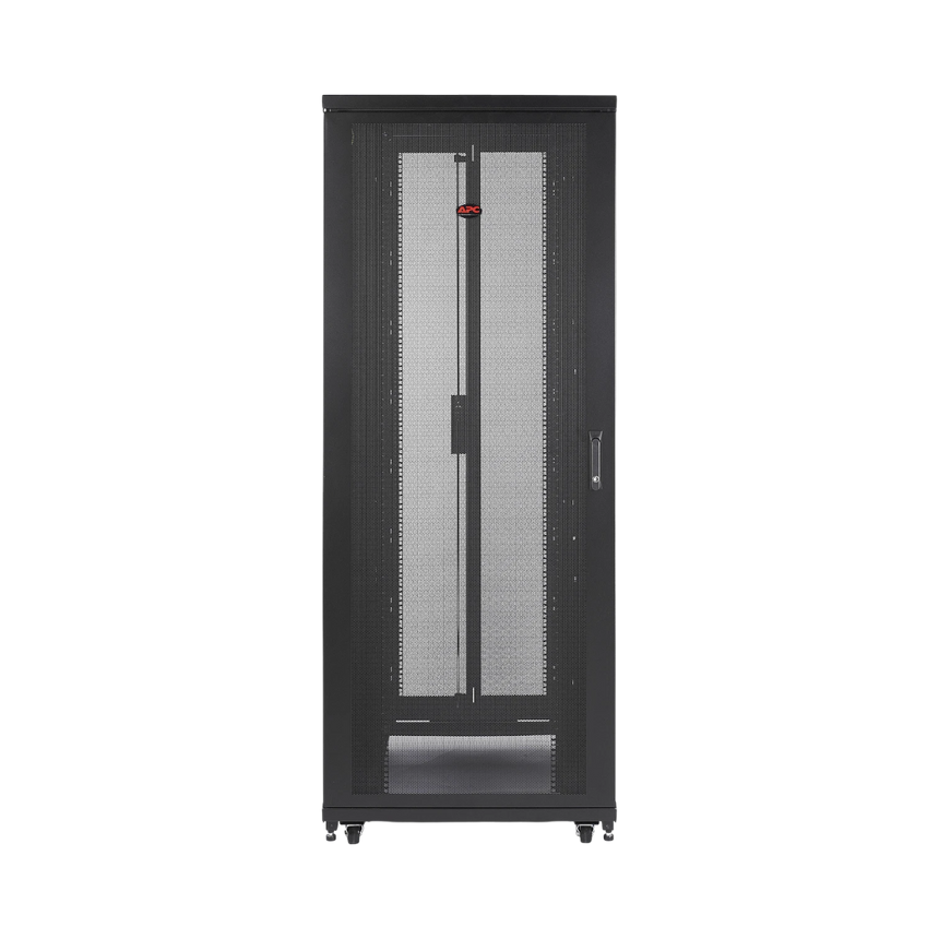 APC NetShelter SV, Server Rack Enclosure, 42U, Black, 2057H x 800W x 1060D mm with Roof, Castors, Feet, 4 Brackets, Bottom and Side Panels — Being Shipped