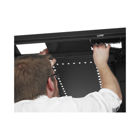 APC NetShelter SV, Server Rack Enclosure, 42U, Black, 2057H x 800W x 1060D mm with Roof, Castors, Feet, 4 Brackets, Bottom and Side Panels — Being Shipped